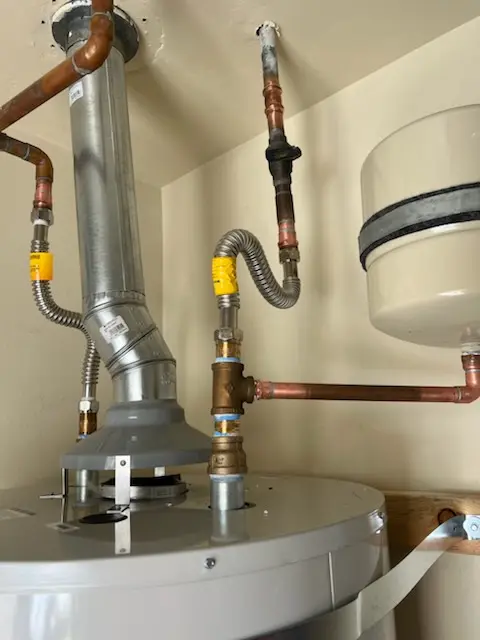 Water heater installation and plumbing repair in The Arbors
